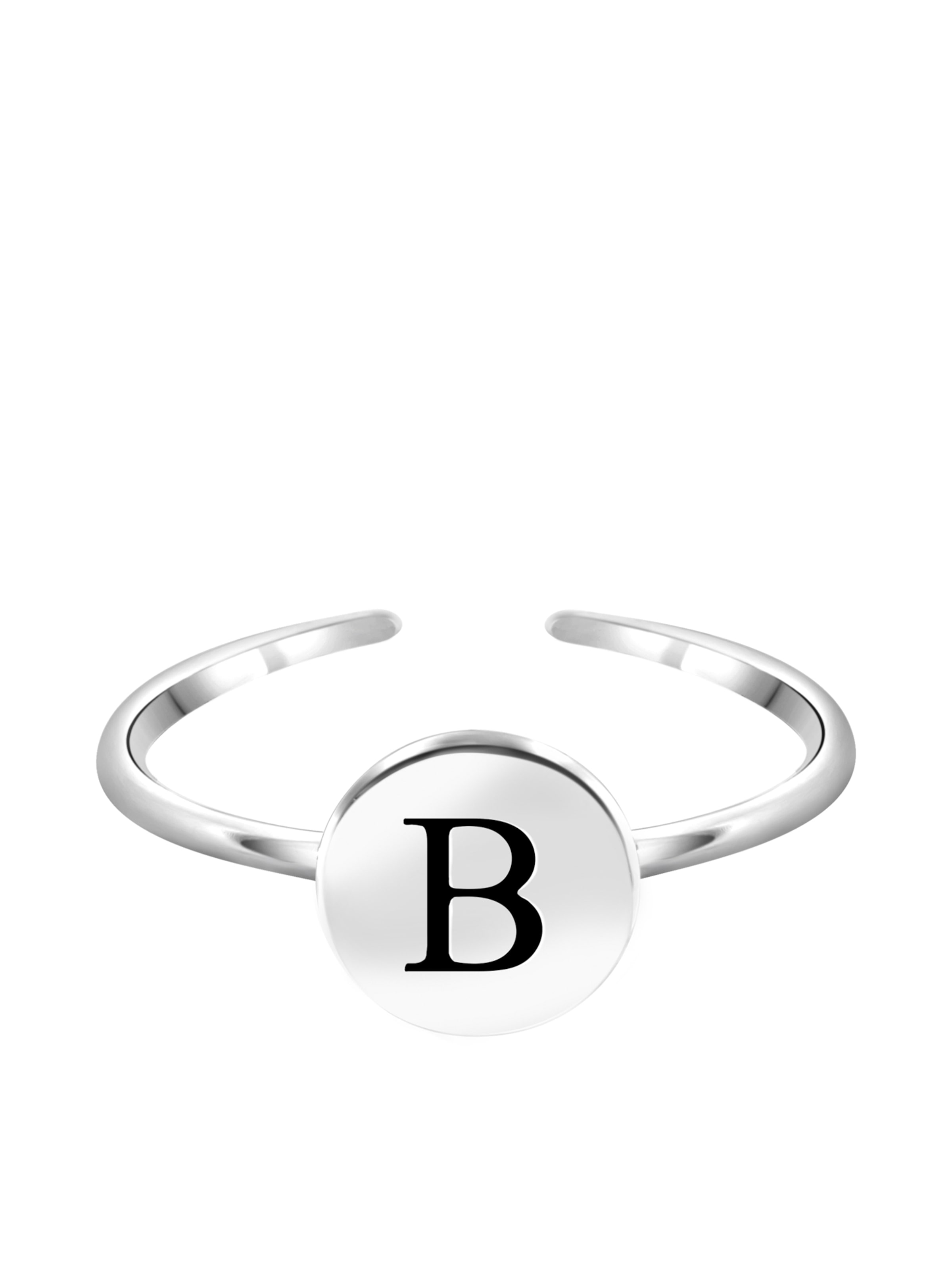 Bague Lucardi en argent : devant