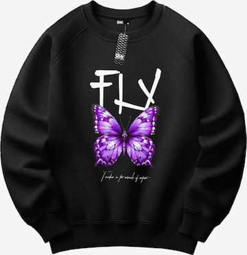 RMK Sweatshirt in Schwarz: Vorderseite