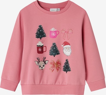 Pull-over 'Romia' NAME IT en rose : devant