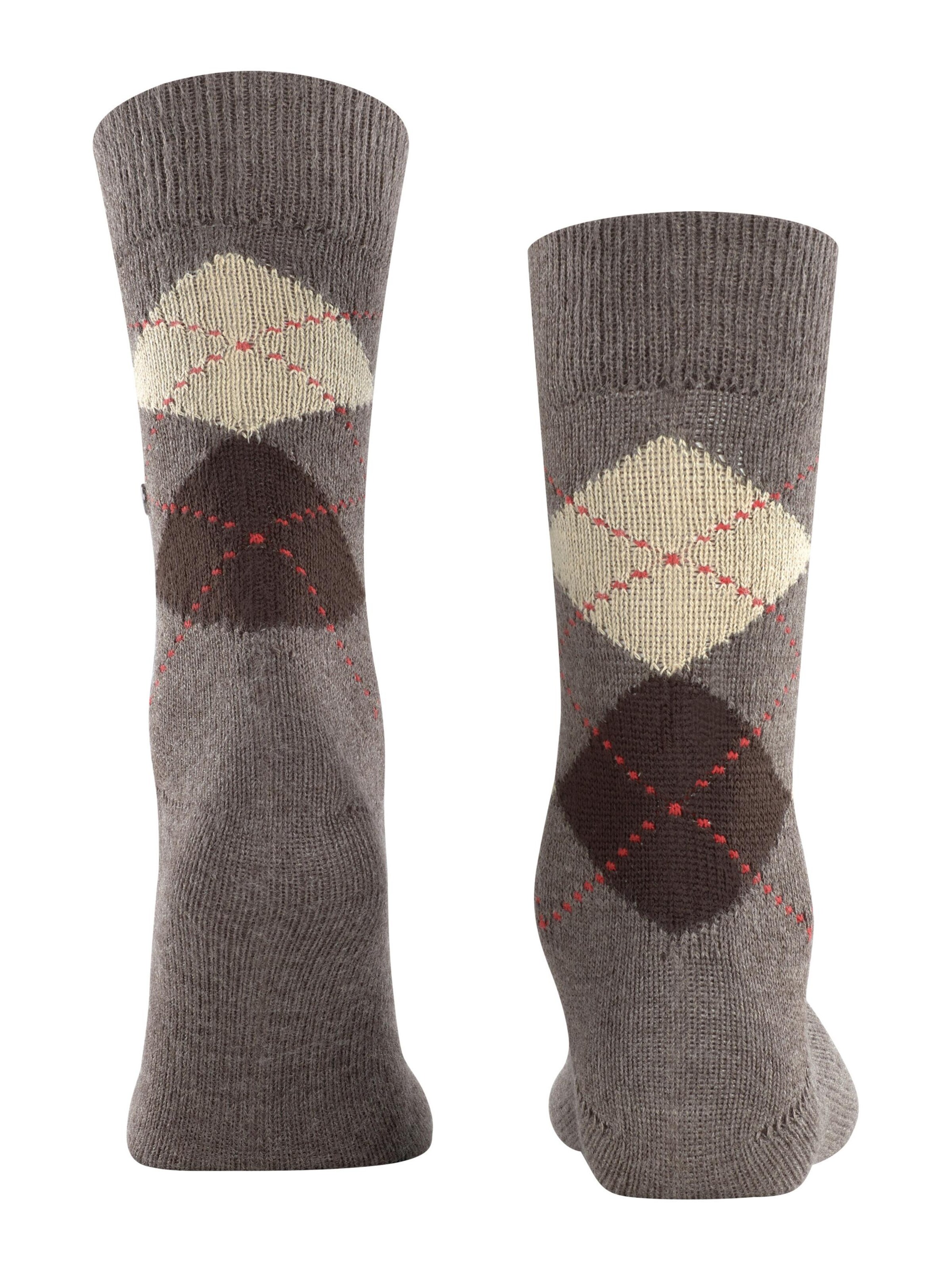 BURLINGTON Socks 'Preston' in Brown