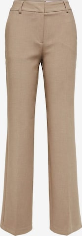 SELECTED FEMME Flared Pantalon 'RITA' in Beige: voorkant