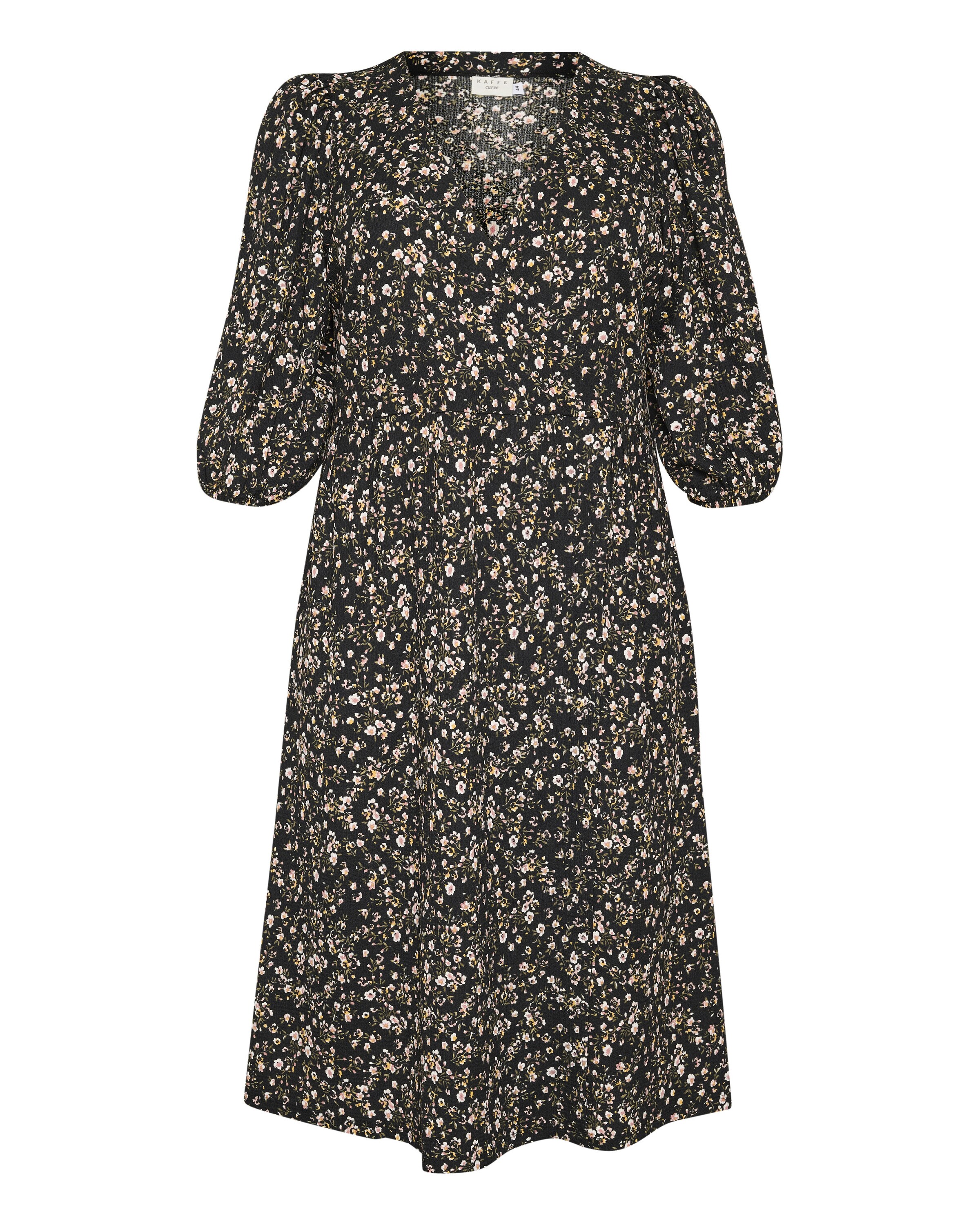 KAFFE CURVE Платье 'KC Katrina' в Черный: спереди