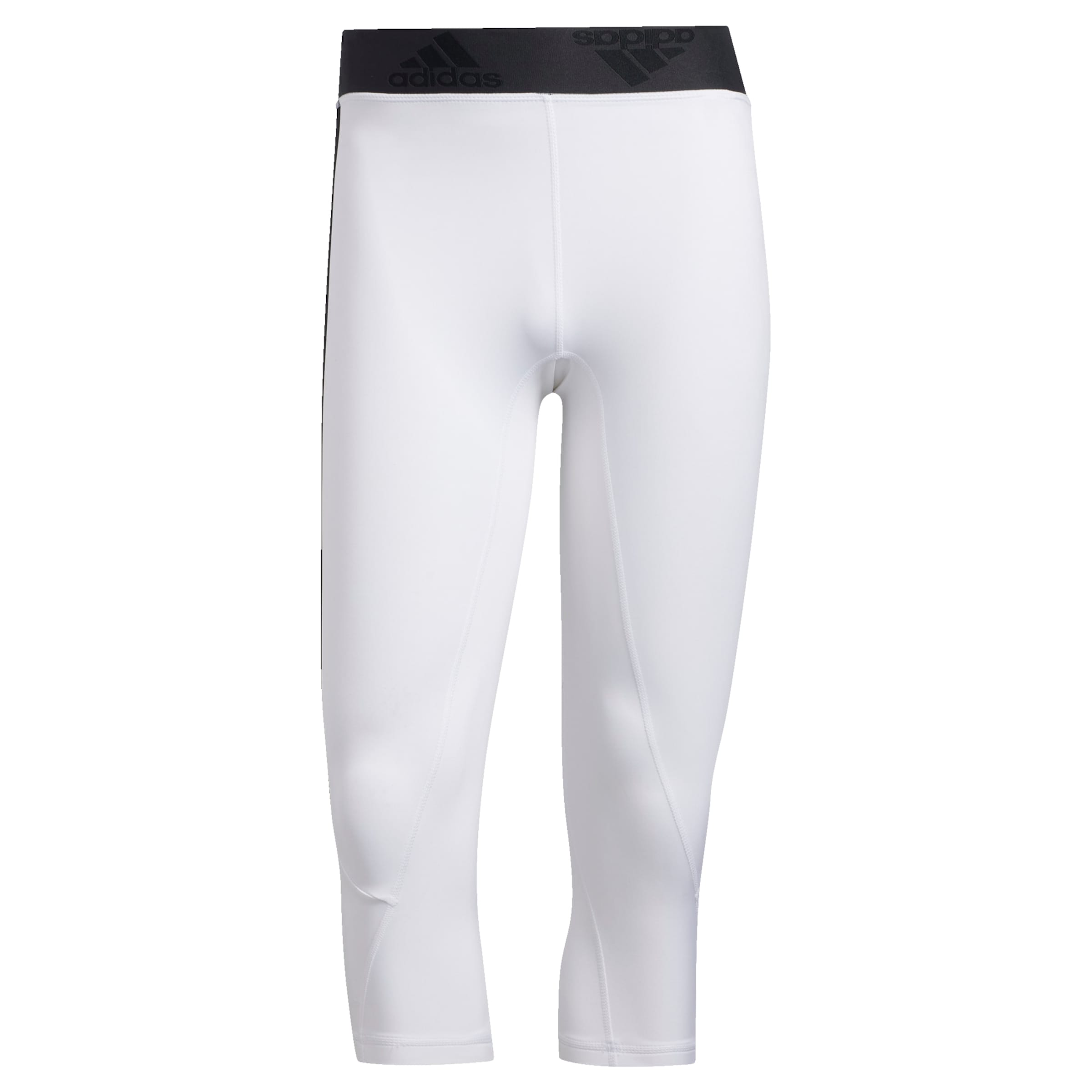 ADIDAS SPORTSWEAR Skinny Sportbroek 'Alphaskin' in Wit: voorkant