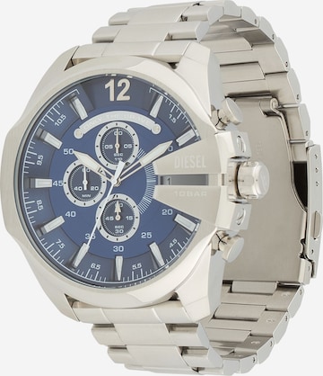 DIESELAnalogni sat 'Mega Chief' - srebro boja: prednji dio