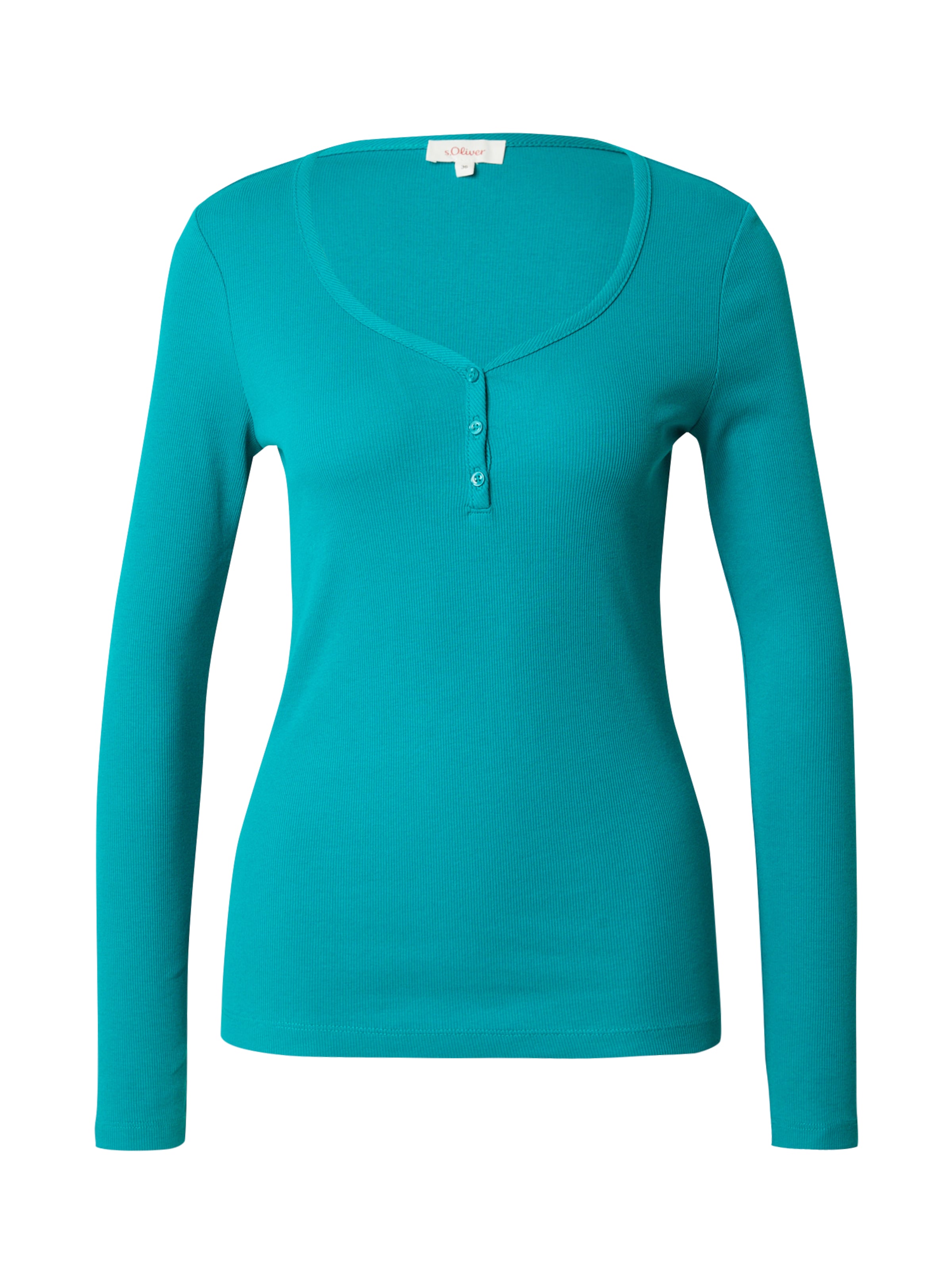 T-shirt s.Oliver en vert : devant