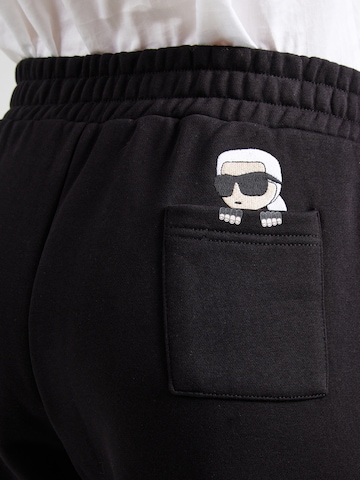 Karl Lagerfeld - Tapered Calças em preto