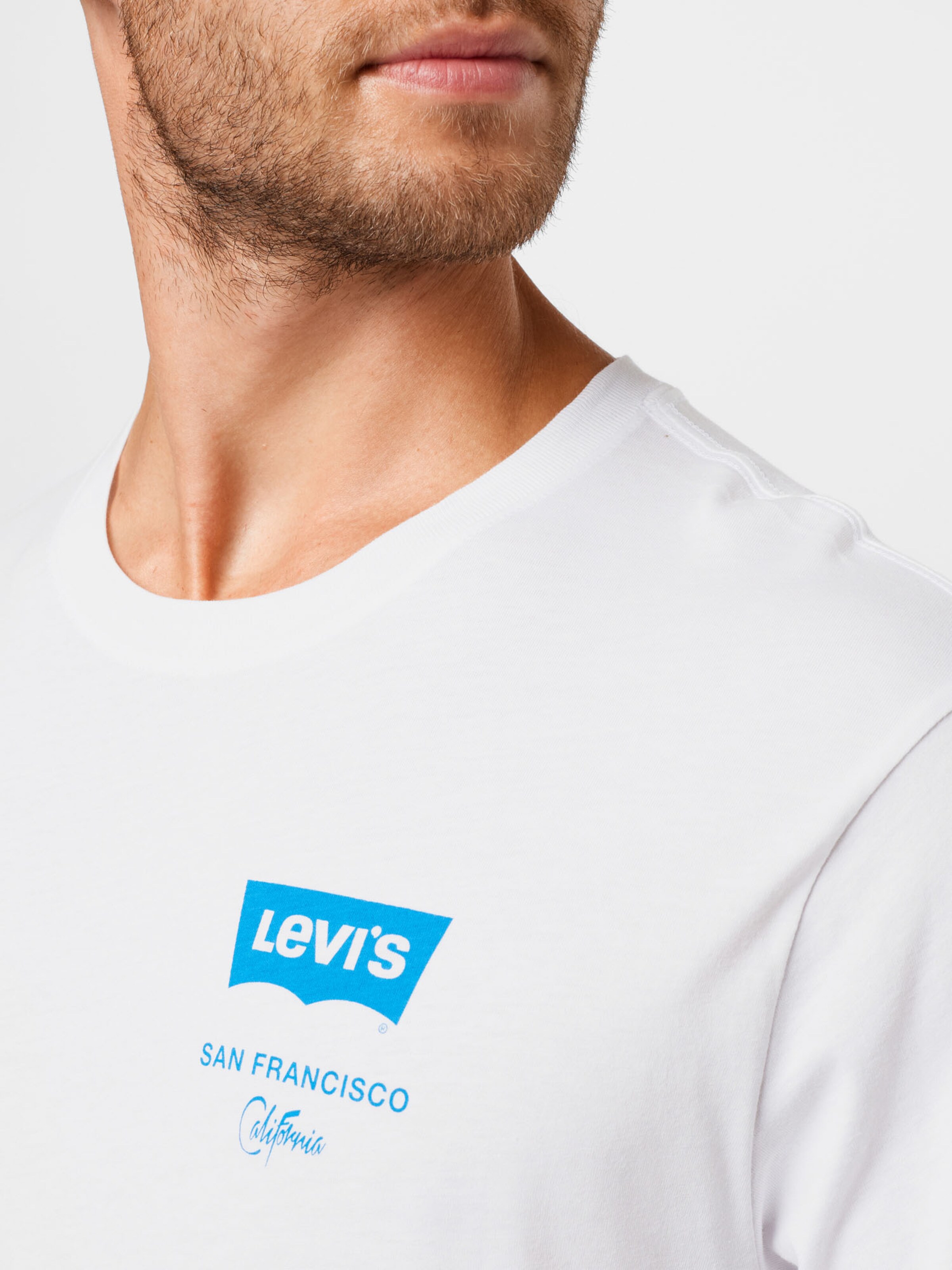 Männer Shirts LEVI'S T-Shirt in Weiß - ZE31123