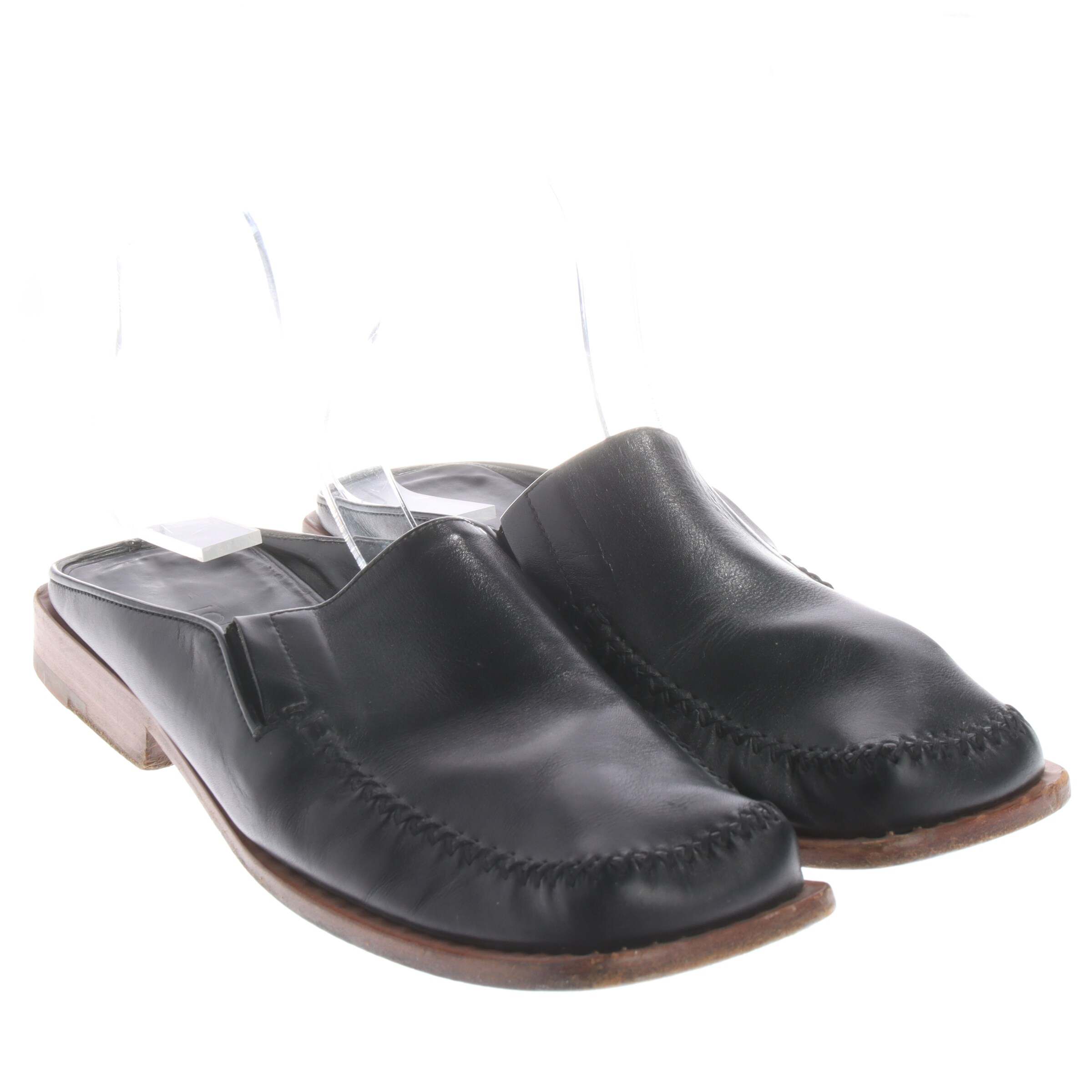 Louis Vuitton Halbschuhe 39,5 in Schwarz: Vorderseite