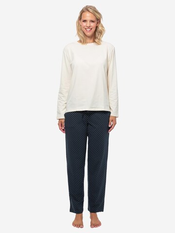 SCHIESSER Pajama 'Organic Cotton' in White