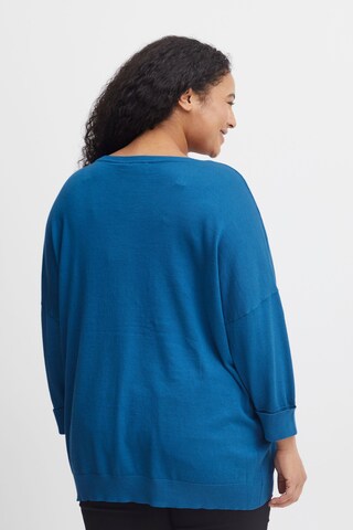 Fransa Curve Shirt in Blau