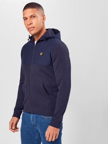 Lyle & Scott Sweatjacke in Blau: predná strana