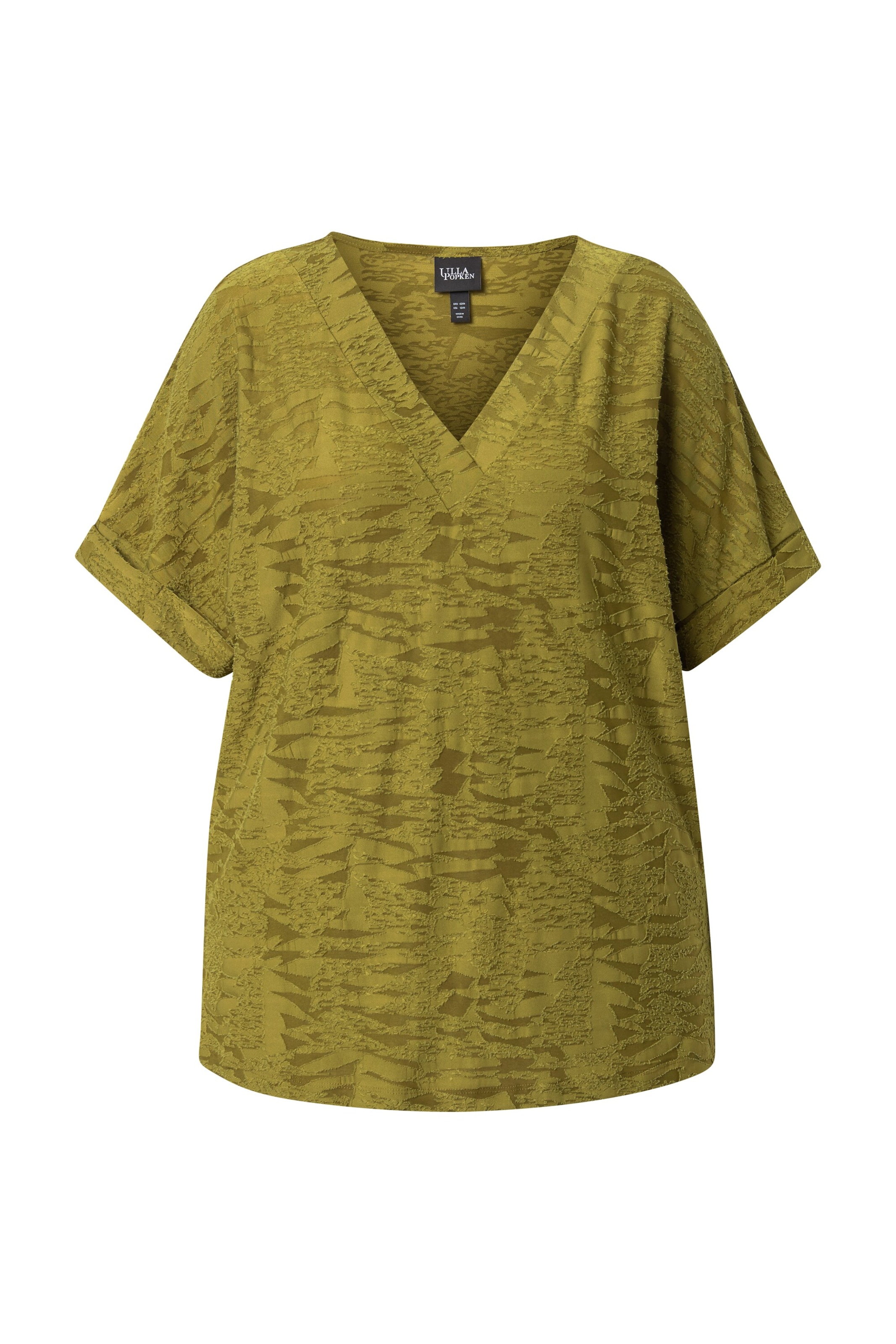 Ulla Popken Shirt in Green: front