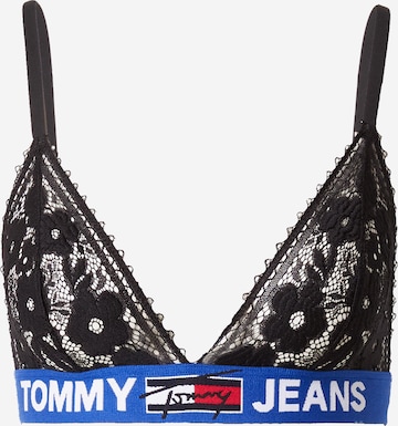 Tommy Hilfiger Underwear Треугольник Бюстгальтер в Черный: спереди