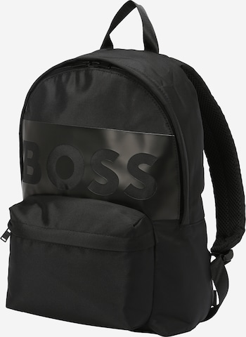 BOSS Kidswear - Mochila em preto: frente