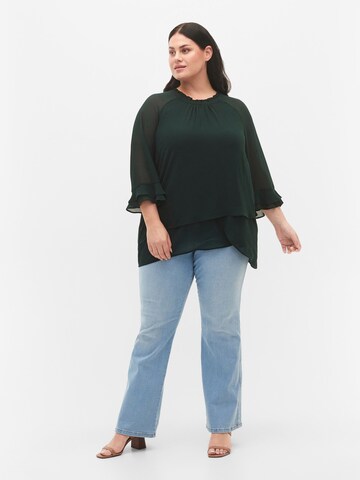 Zizzi Blouse in Groen