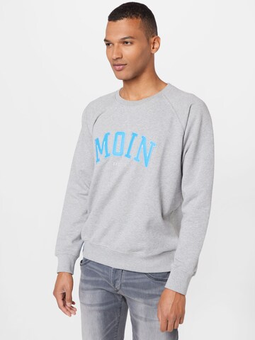 Derbe Sweatshirt in Grijs: voorkant