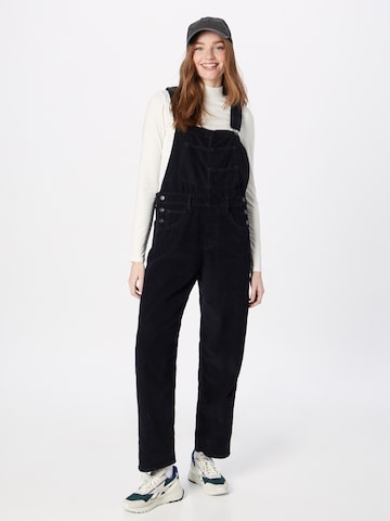 Free People - Regular Jardineira de ganga 'ZIGGY' em preto