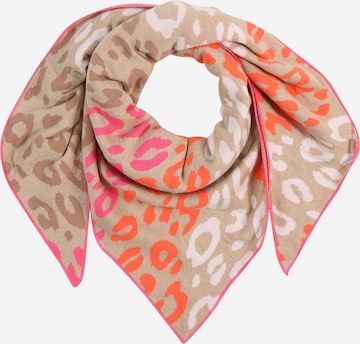 Zwillingsherz Huivi värissä beige: etupuoli