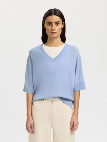 SELECTED - Jersey en azul: frente