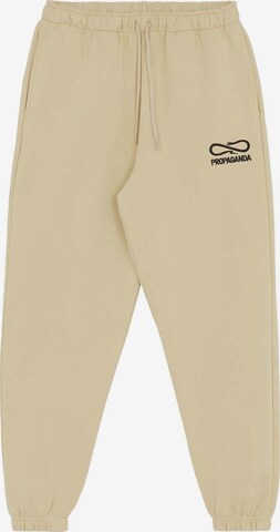 Propaganda Regular Pants in Beige: front