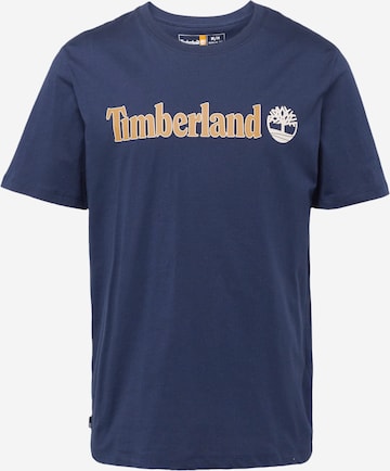 TIMBERLAND - Camisa em azul: frente