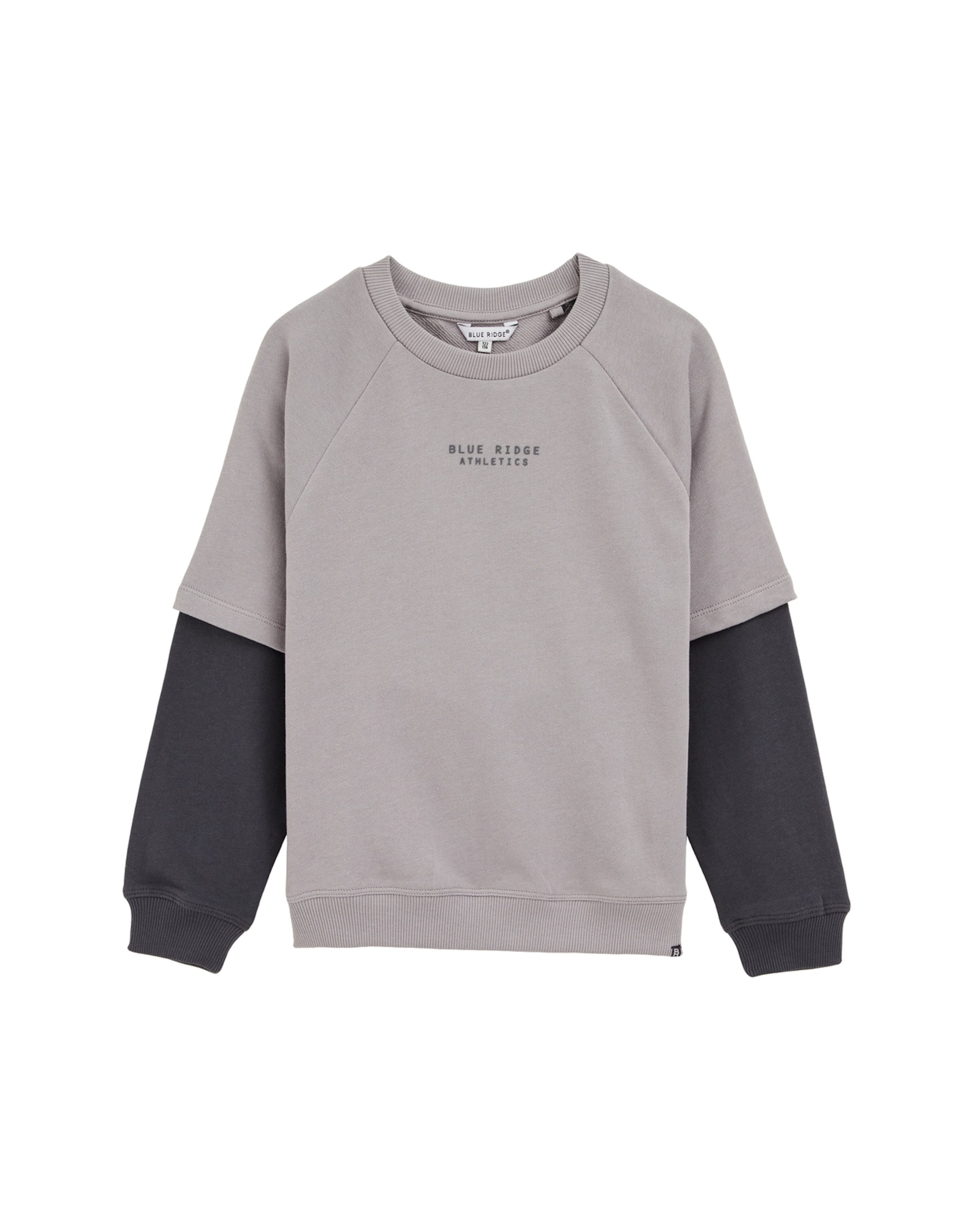 WE Fashion Суичър в сиво: отпред