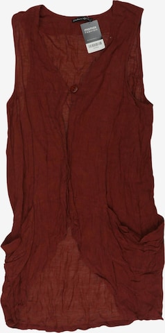 Gudrun Sjödén Weste L in Braun: Vorderseite