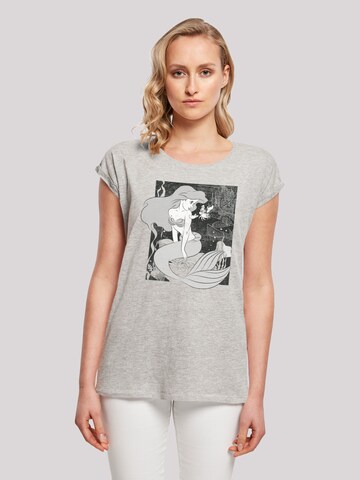 T-shirt 'Disney Girls The Little Mermaid' F4NT4STIC en gris : devant
