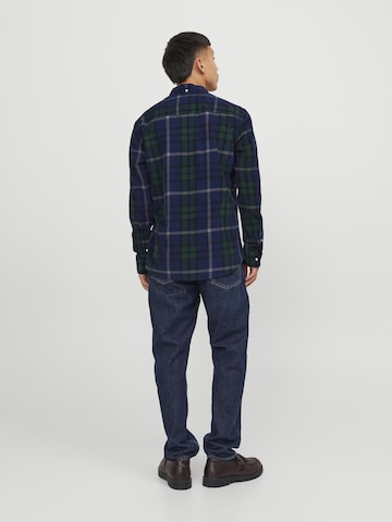 JACK & JONES Regular Fit Hemd in Blau