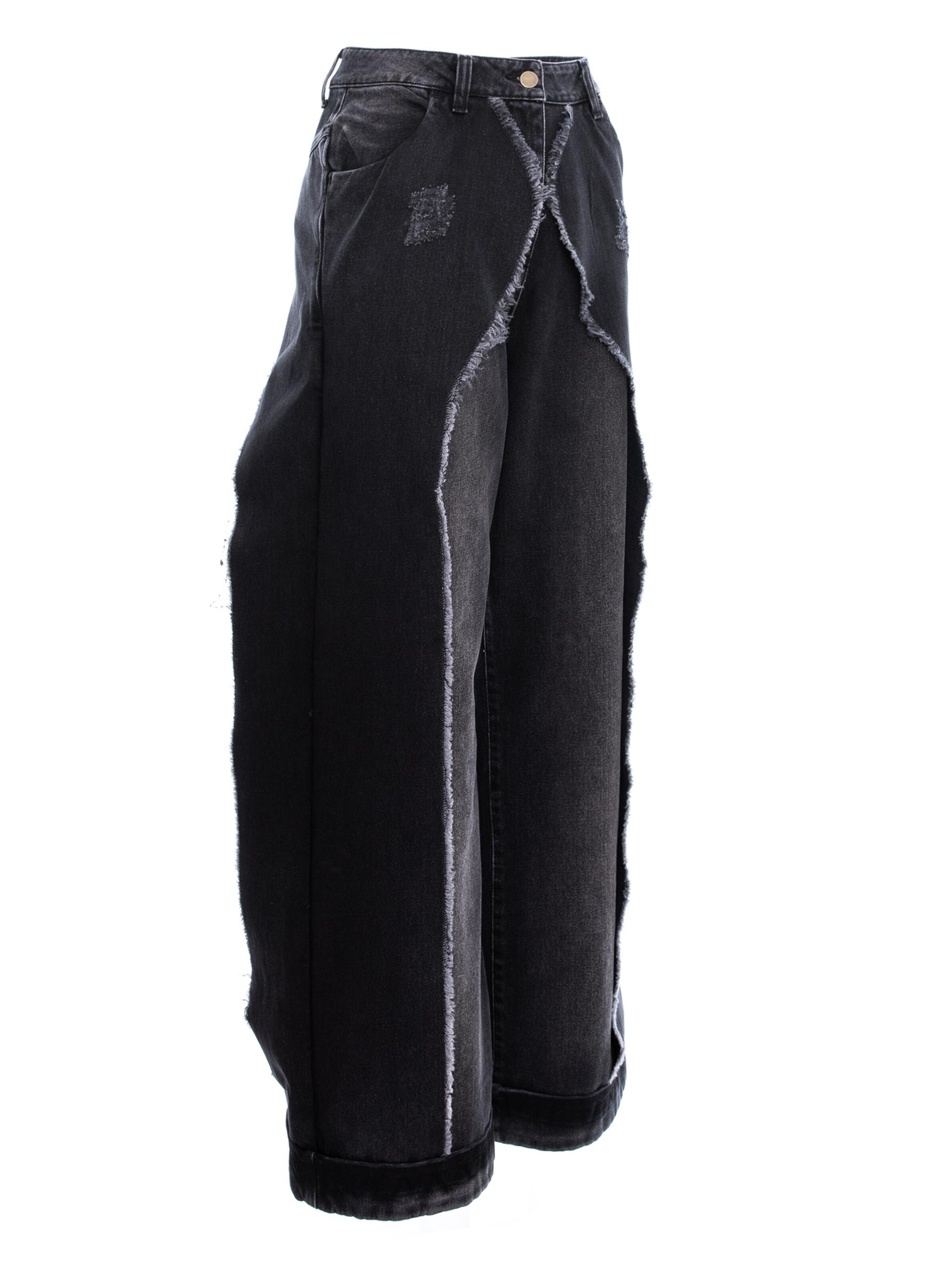 Montage The Label - Ropa ancha Vaquero 'Double Layer' en gris