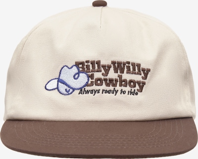 Șapcă Pull&Bear pe bej deschis / albastru gențiană / albastru pastel / maro, Vizualizare produs