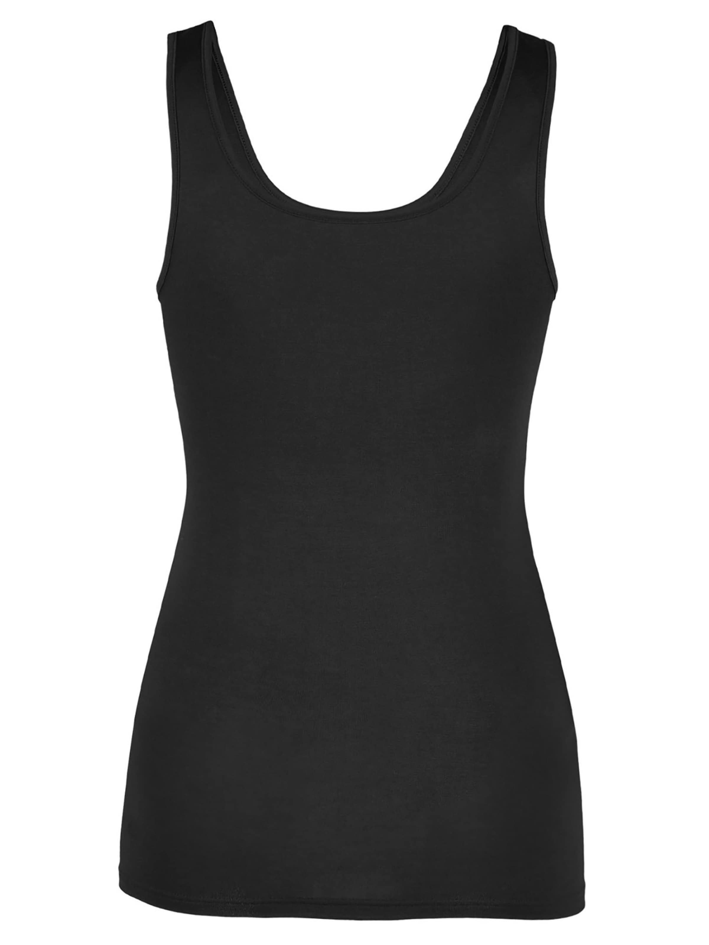 Nina von C. Undershirt 'Motion' in Black: front