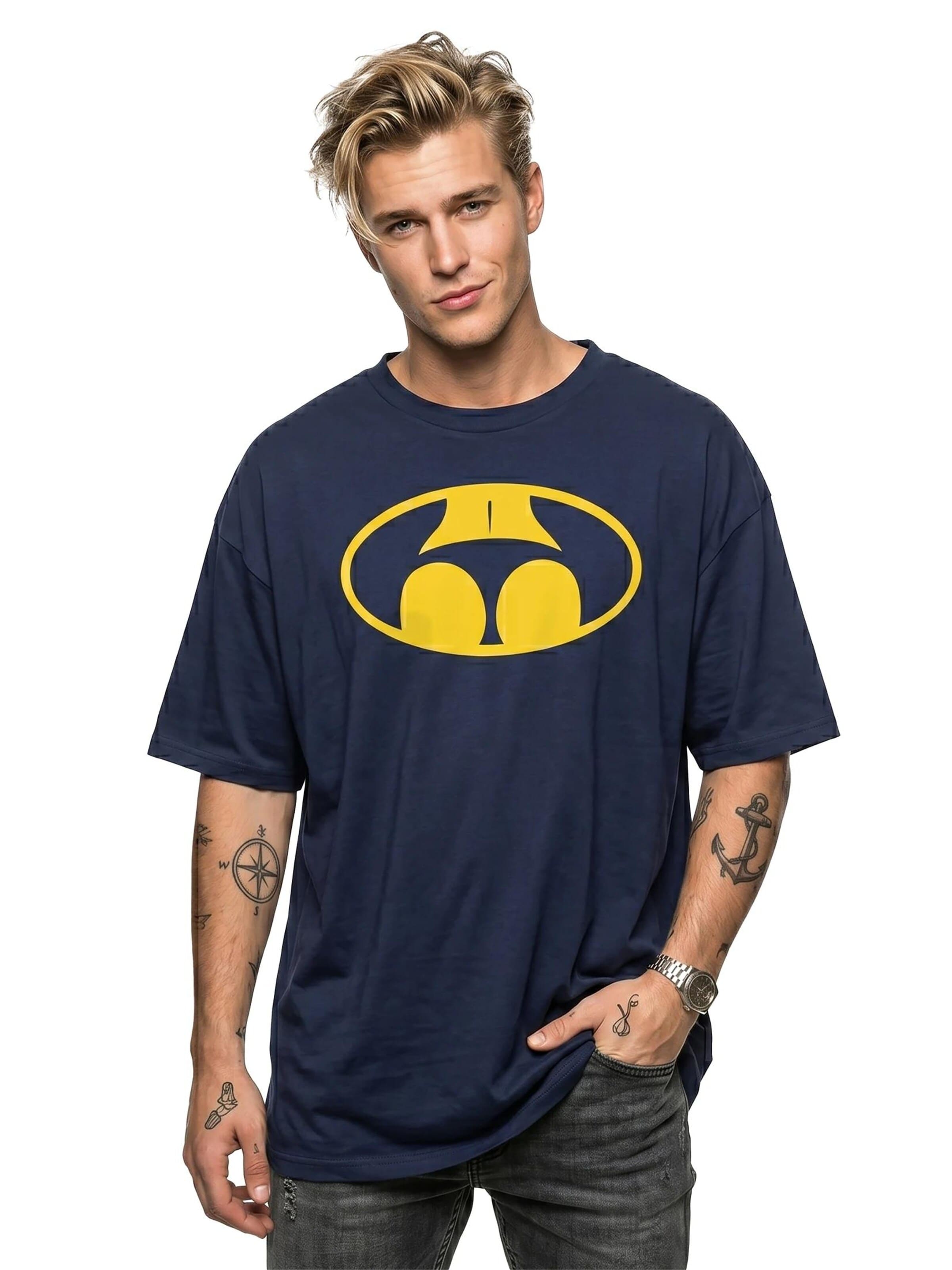MAKAYA Shirt 'Buttman' in Blue