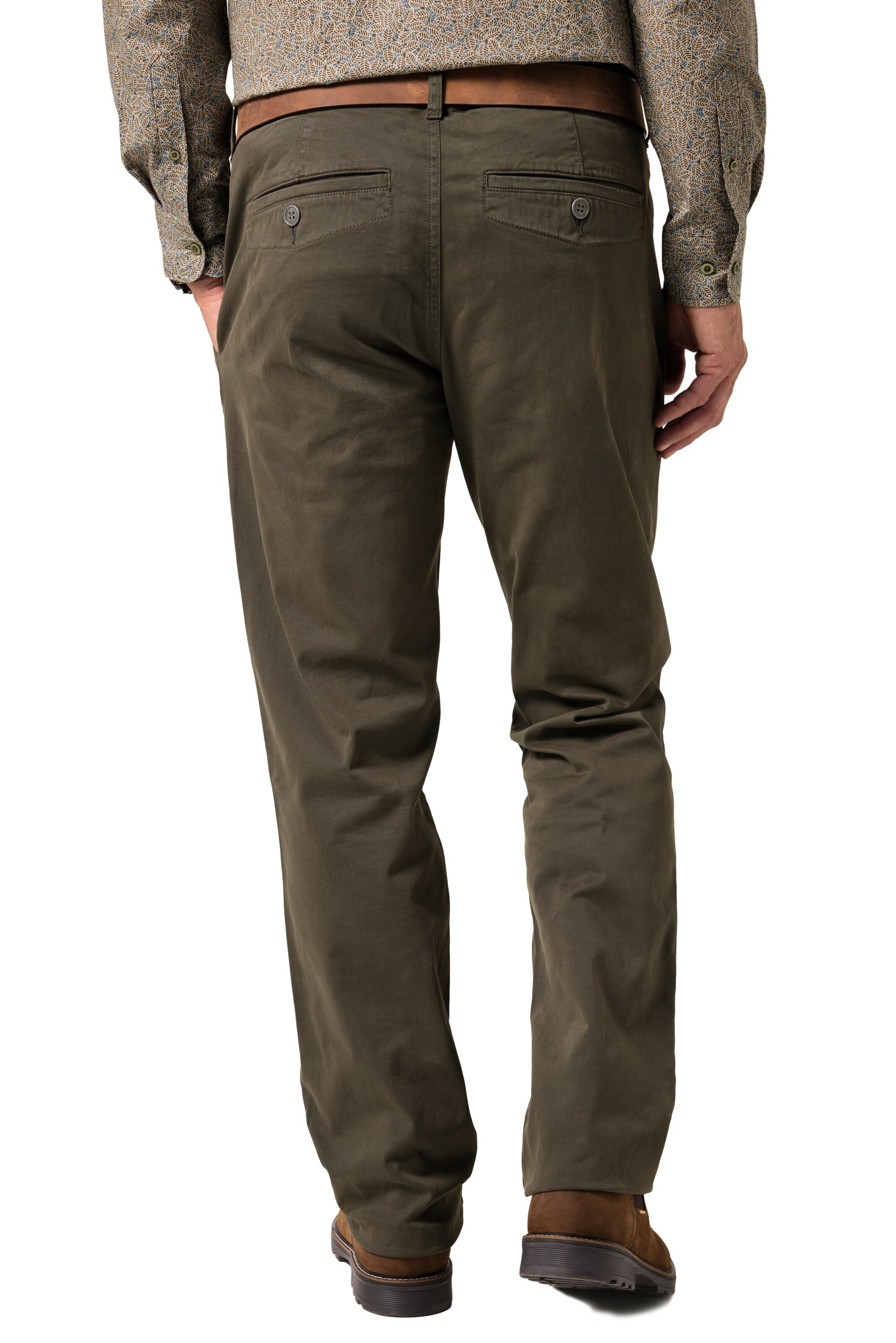 Boston Park Regular Chino in Groen