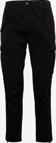 Redefined Rebel Regular Cargo trousers 'Jolan' in Black: front