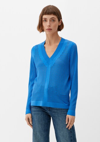 s.Oliver Sweater in Blue: front