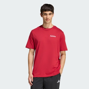 ADIDAS SPORTSWEAR - Camiseta 'NOVELTY BOWL' en rojo: frente