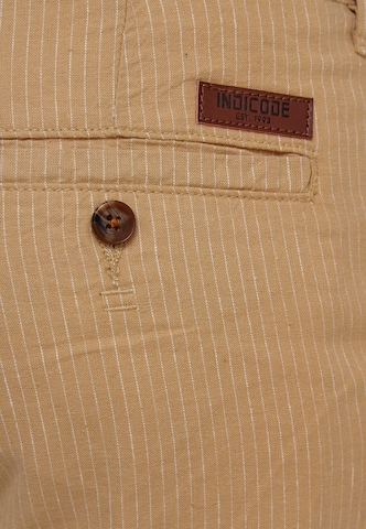 INDICODE JEANS Regular Shorts 'Enford' in Beige