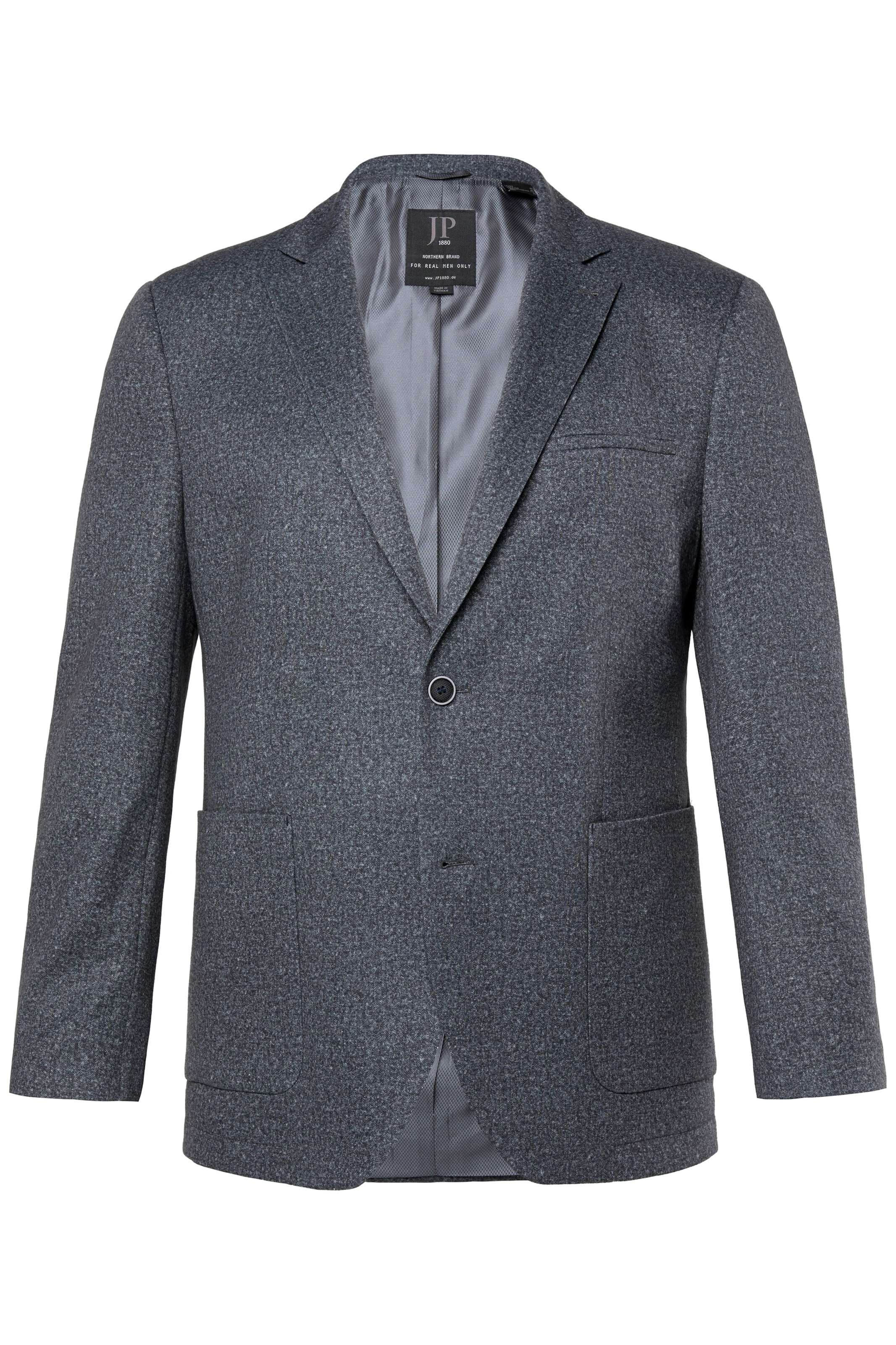 JP1880 Regular fit Business-colbert in Grijs: voorkant