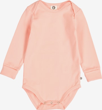 Tutina / body per bambino di Müsli by GREEN COTTON in arancione: frontale