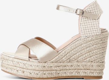 CAFè NOIR Sandalen in Beige: Vorderseite