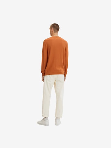 TOM TAILOR - Pullover em laranja