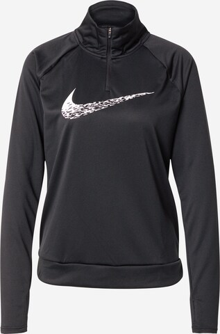 NIKESportska sweater majica - crna boja: prednji dio