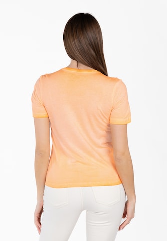 T-shirt 'Bone' Key Largo en orange