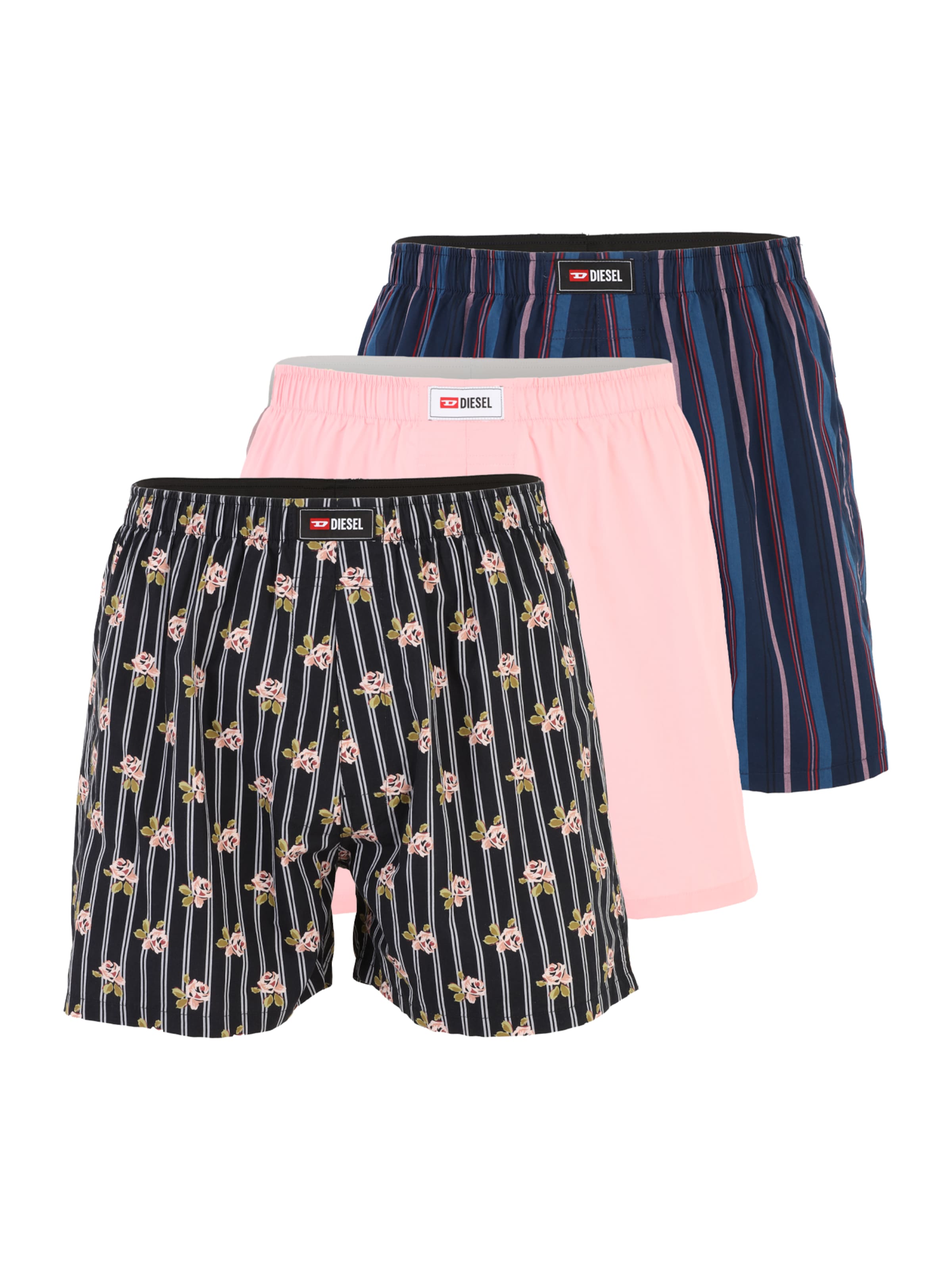 DIESEL - Calzoncillo boxer 'RYAN-D-CORE' en azul: frente