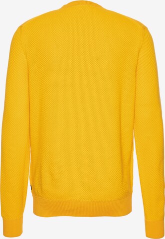 BOSS Sweater 'Keyrete' in Yellow