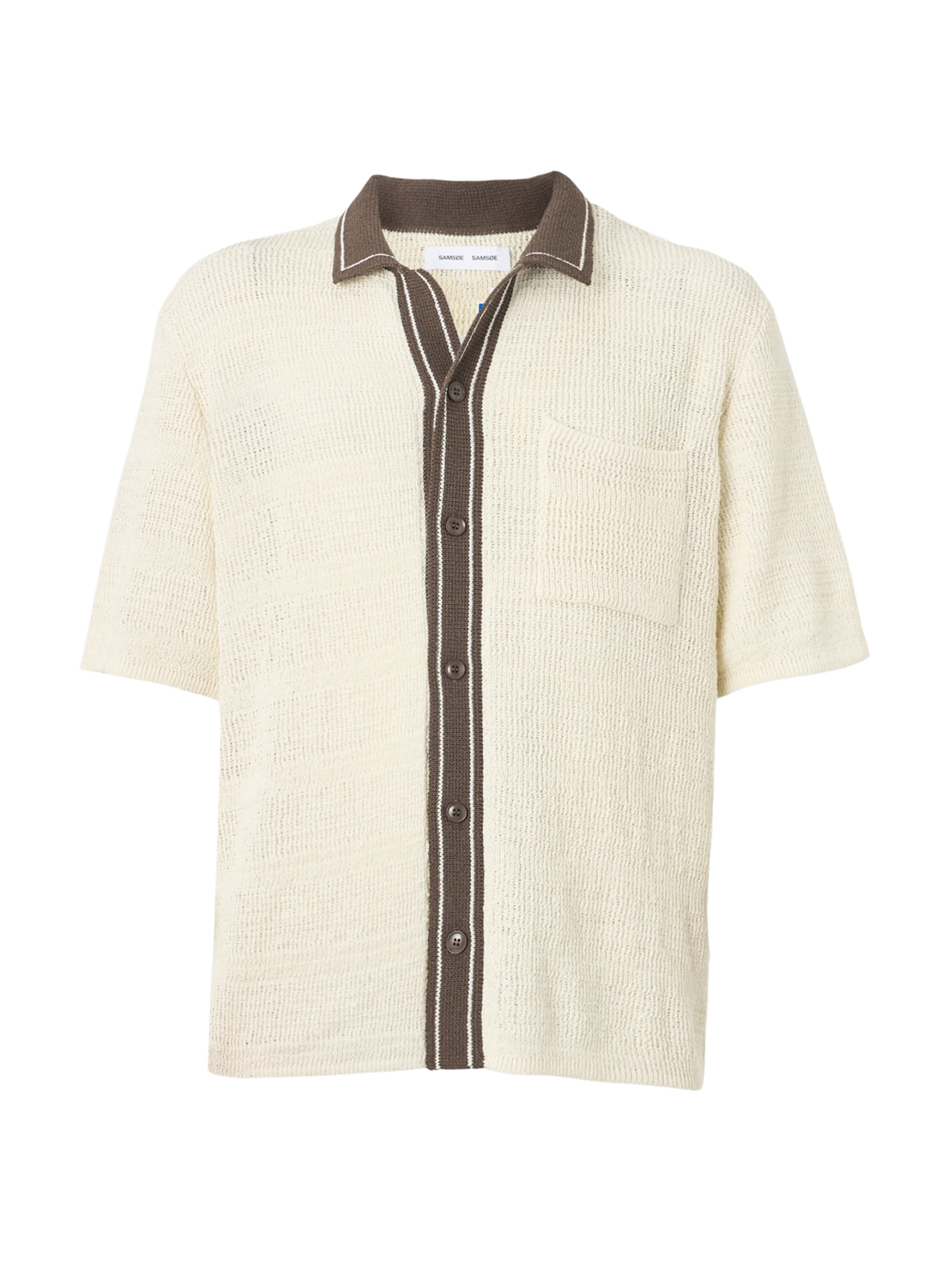 Comfort Fit Cămașă 'Sapercy' de la Samsøe Samsøe pe bej: față