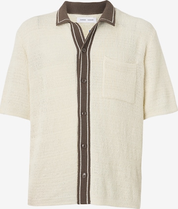 Samsøe Samsøe Comfort Fit Paita 'Sapercy' värissä beige: etupuoli
