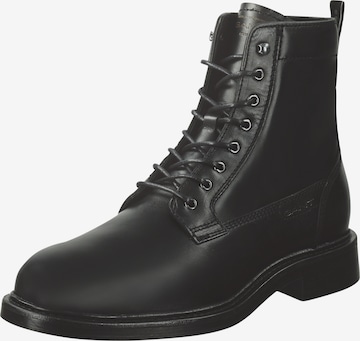 Bottines à lacets GANT en noir : devant