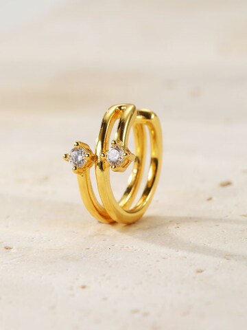 Hey Happiness Ohrringe 'Duo' in Gold